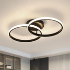Ceiling Light - Black Aluminium Frame, Natural Light