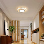 Ceiling Light - White Aluminium Frame, Warm Light