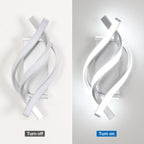 Wall Light - Silver Aluminium Frame, White Light