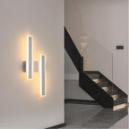 Wall Light - White Acrylic Frame, Warm Light
