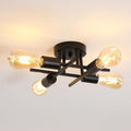 Ceiling Light - Black Metal Frame