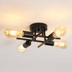 Ceiling Light - Black Metal Frame