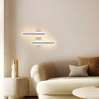 Wall Light - White Acrylic Frame, Warm Light