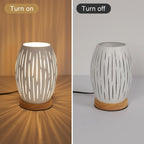 Table Lamps - White Metal Frame