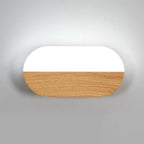 Wall Light - Wood Acrylic Frame, White Light