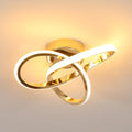 Ceiling Light - Gold Aluminium Frame, Warm Light