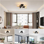 Ceiling Light - Black Metal Frame