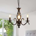 Chandeliers - Black Metal Frame
