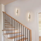 Wall Light - Silver Aluminium Frame, Warm Light