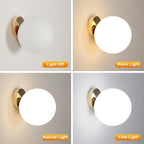 Wall Light - Gold Metal Frame