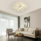 Ceiling Light - Silver Aluminium Frame, Natural Light