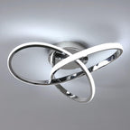 Ceiling Light - Chrome Aluminium Frame, White Light