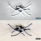 Ceiling Light - Black Aluminium Frame, Tunable and Dimmable