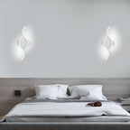 Wall Light - White Aluminium Frame, White Light