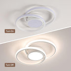 Ceiling Light - White Aluminium Frame, Natural Light