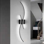 Wall Light - Black Aluminium Frame, White Light