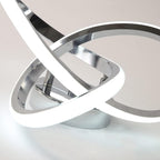 Ceiling Light - Chrome Aluminium Frame, White Light