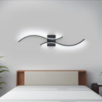 Wall Light - Black Aluminium Frame, White Light
