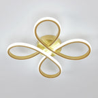 Ceiling Light - Gold Aluminium Frame, White Light