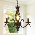 Chandeliers - Black Metal Frame