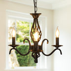Chandeliers - Black Metal Frame