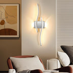 Wall Light - White Aluminium Frame, Warm Light