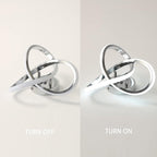 Ceiling Light - Chrome Aluminium Frame, White Light
