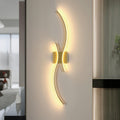 Wall Light - White Aluminium Frame, Warm Light