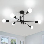 Ceiling Light - Black Metal Frame