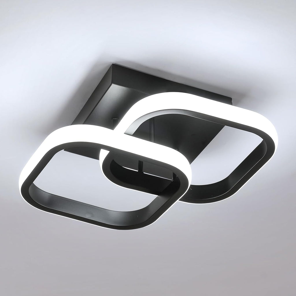 Ceiling Light - Gold Aluminium Frame, Warm Light