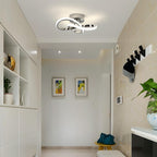 Ceiling Light - Chrome Aluminium Frame, Natural Light