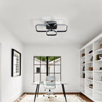 Ceiling Light - Black Aluminium Frame, White Light
