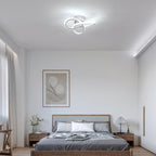 Deckenleuchte - Weißer Aluminiumrahmen, Weißes Licht