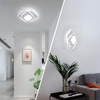 Ceiling Light - White Aluminium Frame, White Light