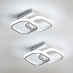 Ceiling Light - White Aluminium Frame, White Light