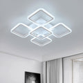 Ceiling Light - White Acrylic Frame, White Light