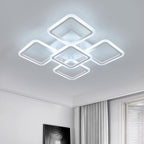 Ceiling Light - White Acrylic Frame, White Light
