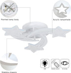 Ceiling Light - White Acrylic Frame, Tunable and Dimmable