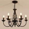 Chandeliers - Black Metal Frame