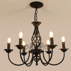Chandeliers - Black Metal Frame