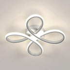 Ceiling Light - Silver Aluminium Frame, Natural Light