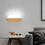 Wall Light - Wood Acrylic Frame, White Light