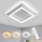 Ceiling Light - White Acrylic Frame, Tunable and Dimmable