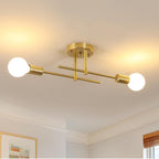 Ceiling Light - Black Metal Frame