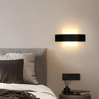 Wall Light - Black Acrylic Frame, Warm Light