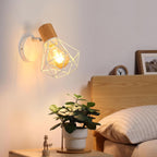 Wall Light - White Metal Frame