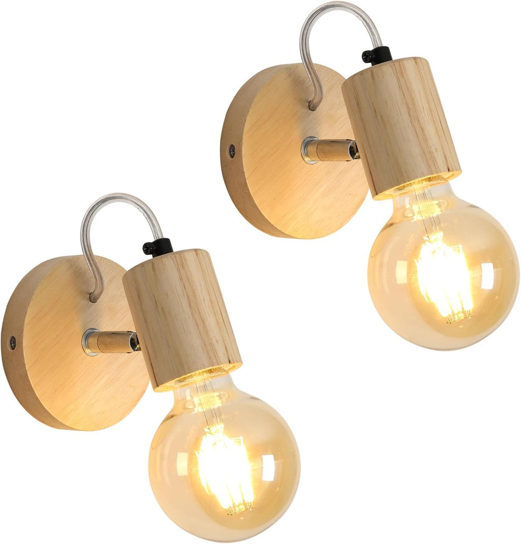 Wall Light - Wood Frame