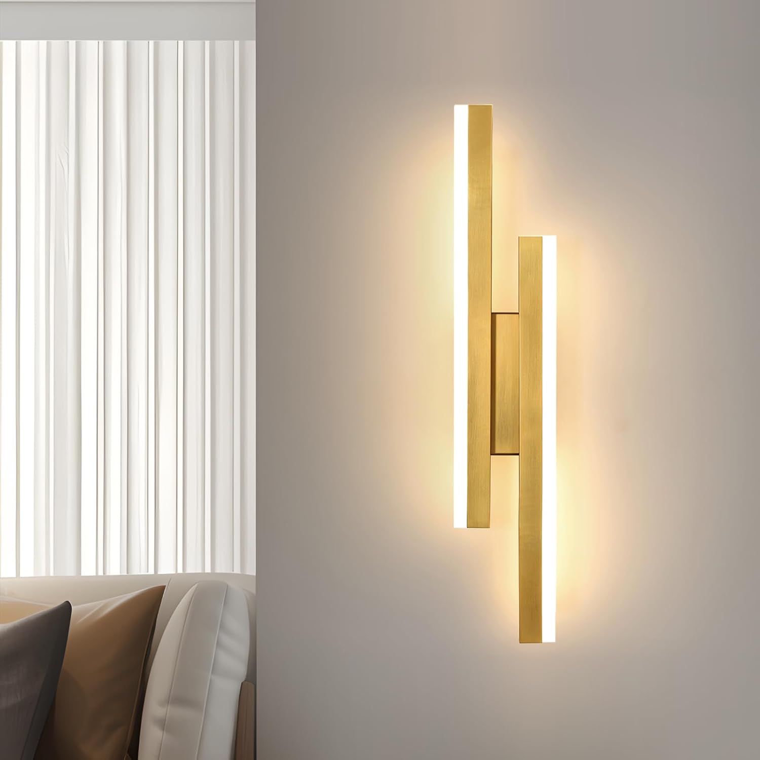 Wall Light - Gold Acrylic Frame, Tunable