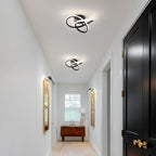 Ceiling Light - Black Aluminium Frame, Natural Light
