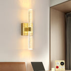 Wall Light - Gold Acrylic Frame, Warm Light